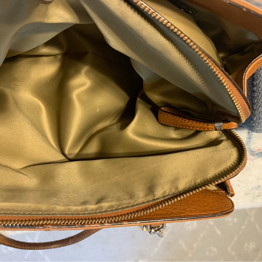 Coach Brown Leather Shoulder Bag Madison Kimberly Satchel - Picture 13 of 16